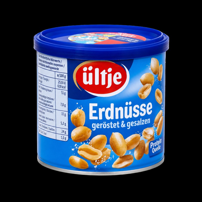 Erdnüsse geröstet & gesalzen 180 g Dose