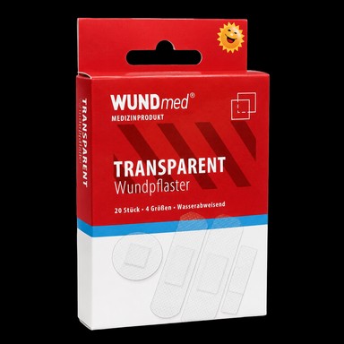 Wundpflaster transparent 20 Stk. Packung