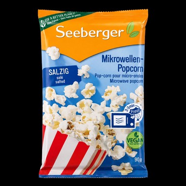 Mikrowellen-Popcorn salzig 90 g Beutel