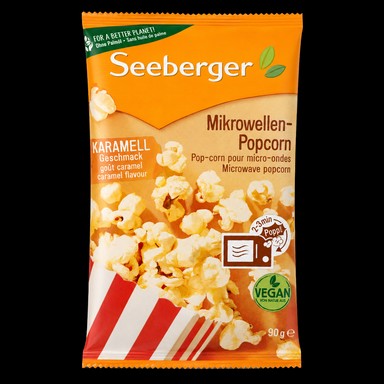 Mikrowellen-Popcorn Karamell 90 g Beutel