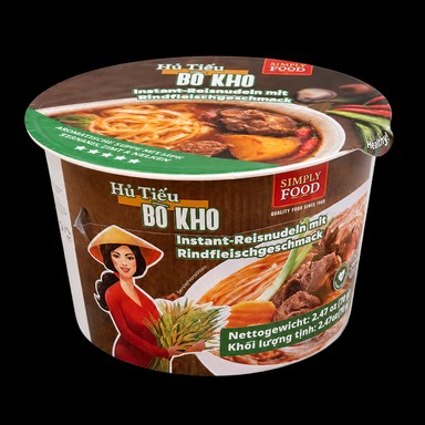 Instant Ramen Beef 70 g Becher