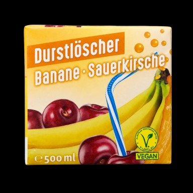 Durstlöscher Banane-Sauerkirsche 500 ml Pack