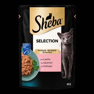 Katzenfutter Lachs in Sauce 85 g Beutel