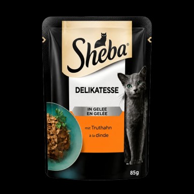 Katzenfutter Truthahn in Gelee 85 g Beutel