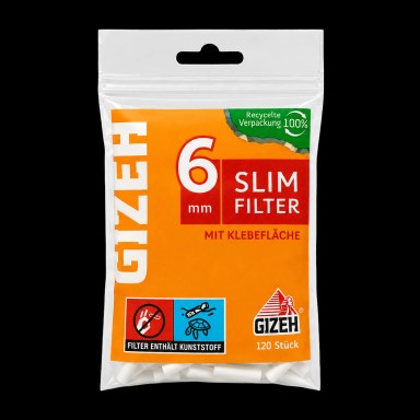Slim Filter 6mm 1 Stk. Beutel