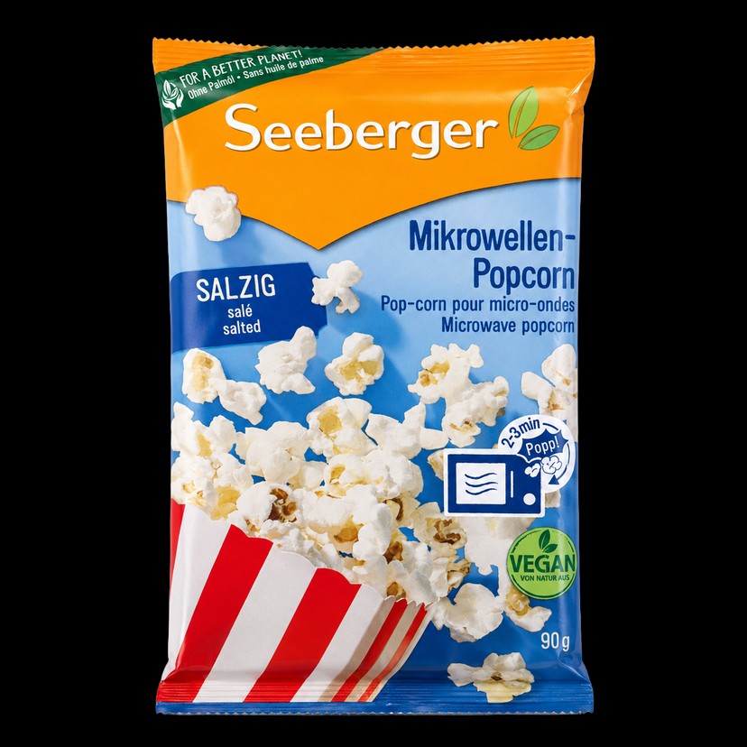 Mikrowellen-Popcorn salzig 90 g Beutel