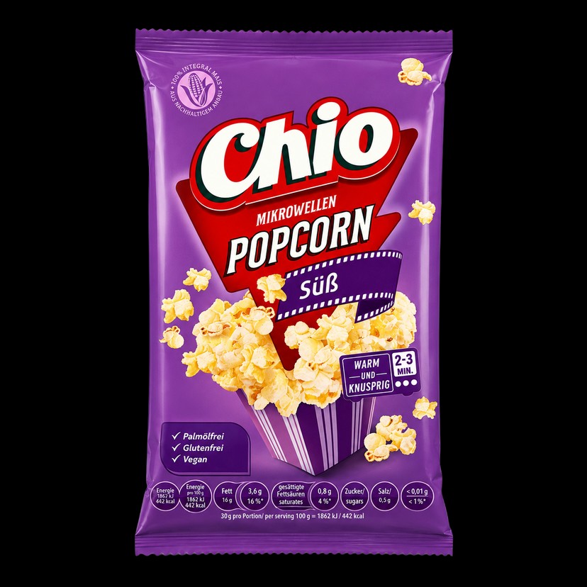 Mikrowellen-Popcorn süß 100 g Beutel
