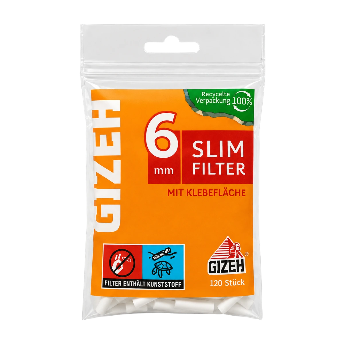 Slim Filter 6mm 1 Stk. Beutel